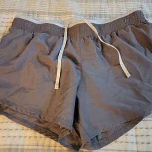 Womens medium Nike dri-fit shorts gray